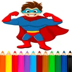 Coloring Superhero and Friends icon