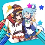 konosuba coloring  book icon