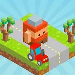Blocky Road Racing 2D icon