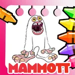 Mammott Monsters Coloring game icon