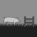 Jump jump piggy icon