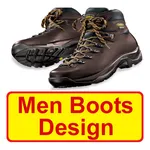 Men Boots Design idea icon