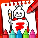 Mixue- coloring book icon