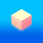 Cubic steps icon