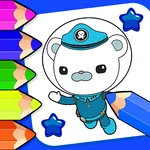 Octonauts coloring book icon