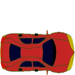Гоночки вид сверху icon