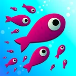 Catching underwater 3D icon