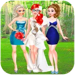 wedding day makeover for dress icon