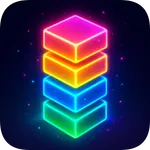 Neon Stack 3D - Stack blocks icon