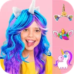 Unicorn photo editor camera icon