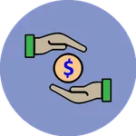 Income and expenses icon