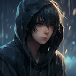 Sad Anime Boy Wallpaper icon