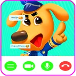 Sheriff Labrador video call icon