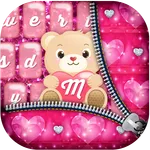 Pink Glitter Keyboard Themes icon