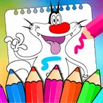 Super Oggy Coloring game icon