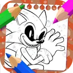 Soni Blue Coloring Hedgehog icon