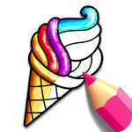 Ice Cream Coloring Book icon