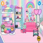 Toca Boca Neon House Ideas icon