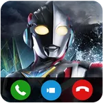 Ultra Hero Man Fake Call Video icon