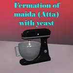 Fermation of maida with yeast icon