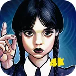 Wednesday Addams HD Wallpaper icon