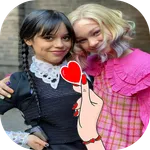 Wednesday & Enid stickers icon