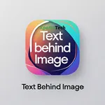 Text Behind Image App icon