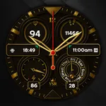 YSR01 Golden Analog Watch Face icon