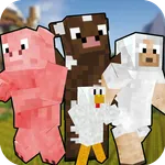 Blocky Cartoon: Farm Escape icon