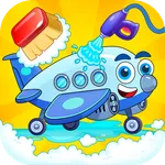Airplane wash icon