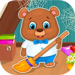 Cleaning the house icon
