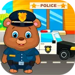 Kids policeman icon