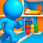 Hotel Sort 3D Stickman Puzzle icon