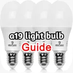 a19 light bulb guide icon