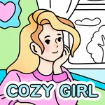 Cozy Girl Life: Coloring Book icon