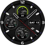 Crimson Analog Watch Face icon
