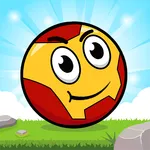 Red Hero Ball: Roller Ball 4 icon