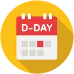 Don't forget that day (D-Day) icon
