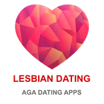 Lesbian Dating App - AGA icon