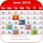 South Korean Calendar 2023 icon