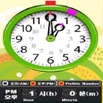 Fun kids clock icon