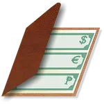 Collection of banknotes icon