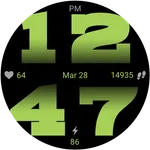 Mega Digit Watch Face icon
