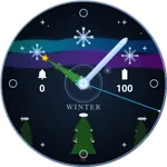 Winter Analog Watch Face icon