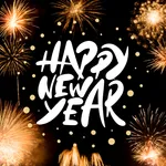 happy new year wishes 2024 icon