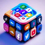 All social media in one app icon