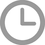 Always visible clock icon