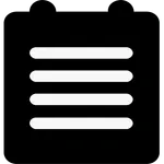 Black Notes: Notes and Lists icon