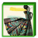 African Fashion Dress icon