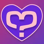 Questions of love: couple game icon